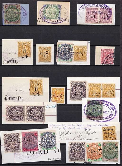 Large Selection of BSAC High Values Used Fiscally on Piece - Nice Study Group
