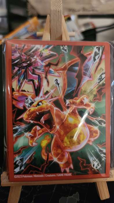 Pokemon card sleeved- Charizard