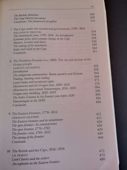 The Shaping of  South African Society 1652-1840 Richard Elphick & Hermann Giliomee