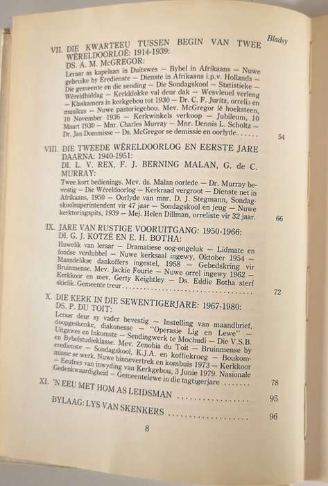 Die Kerk Teen Seinheuwel Drieankerbaai 1880-1980 by Etienne G Malan