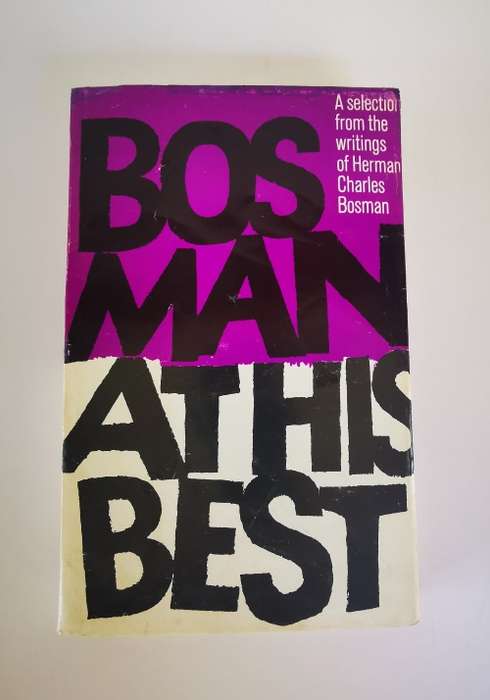 4 BOOKS: Bosman at his Best, A Cask of Jerepigo, Jurie Steyn`s Post Office, Unto Dust - H.C. Bosman