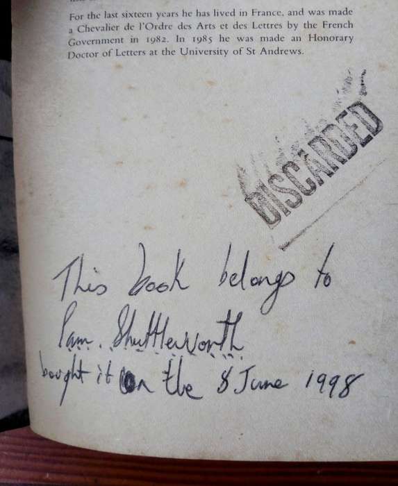 Backcloth by Dirk Bogarde