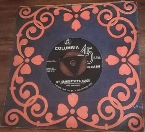 THE SHADOWS - MY GRANDFATHER`S CLOCK 45RPM RECORD