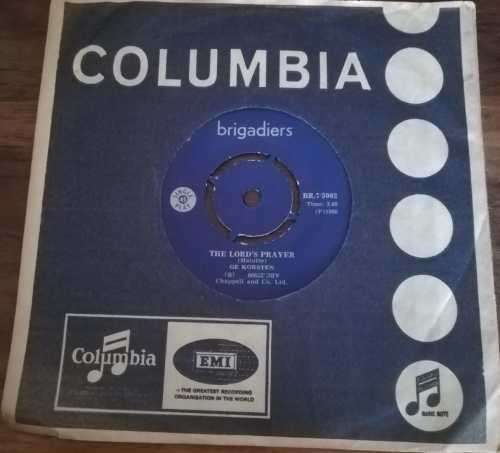 GE KORSTEN - THE LORD`S PRAYER 45RPM RECORD