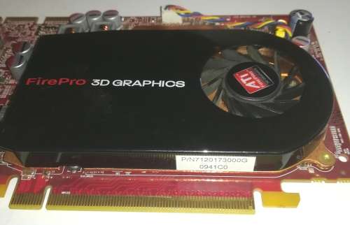 AMD FirePro Graphics Card V5700 PCIE 512MB 2X Display Ports plus 1x DVI Port.