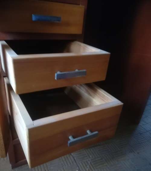 Vintage Pine  Stationary Cupboard. Height 97cm. Width 53cm. Length 79cm. Lockable.