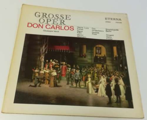 GROSSE OPER - DON CARLOS ST 33 RECORD