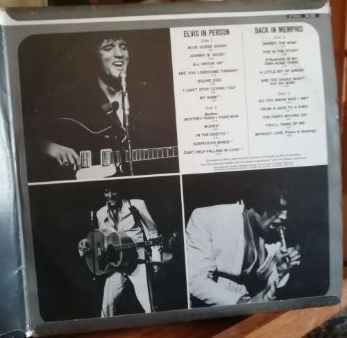 Elvis in person at the International Hotel Las Vegas LP vinyl record (2 Albums)