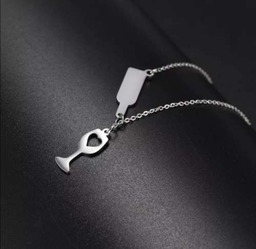 Glass and Bottle Necklace