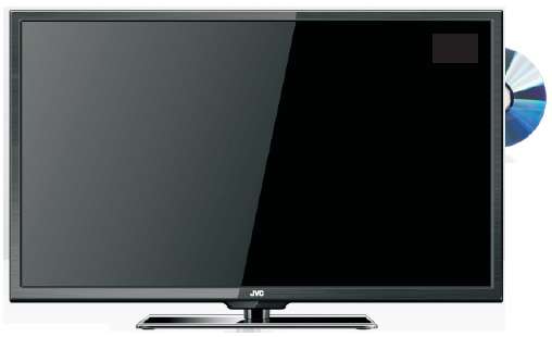 JVC 32'' Full HD LED TV With Built-in DVD Player (LT-32ND33)