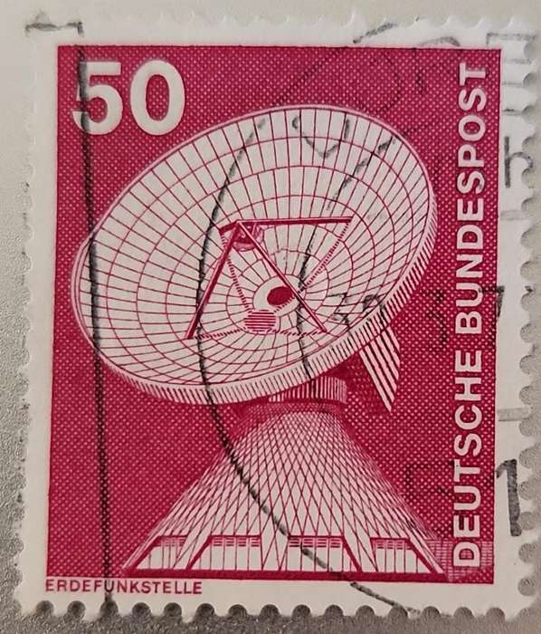 Stamp Germany 1975 Industry and Tecnic