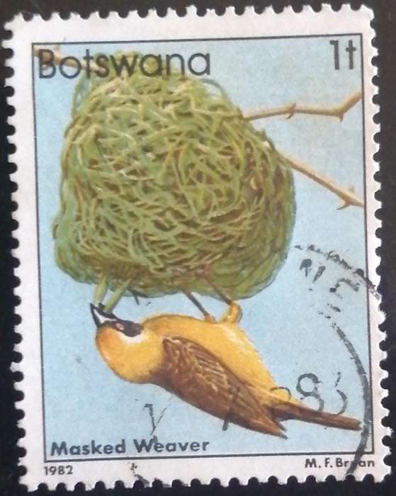 Stamp Botswana 1982 Birds