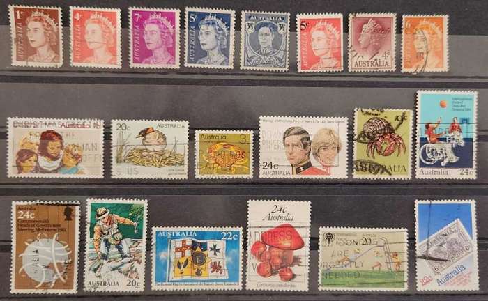 Stamps Australia mixed card