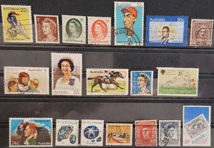 Stamps Australia mixed card