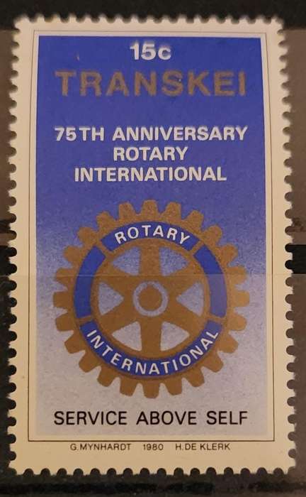 Stamps Transkei 1980 The 75th Anniversary of Rotary International