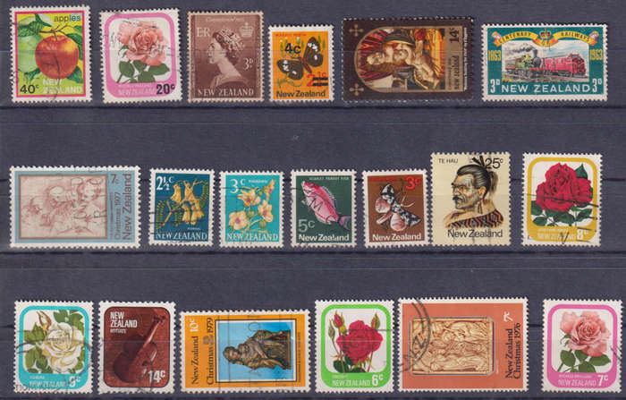 Stamps New Zealand Mix Card