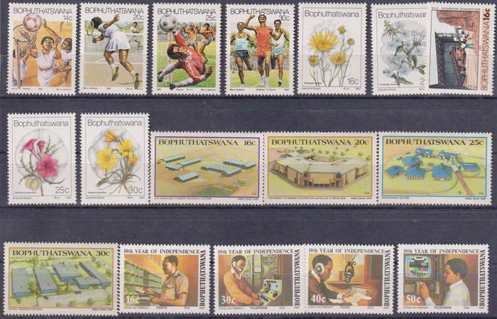 Stamps Bobhuthatswana Mix Card