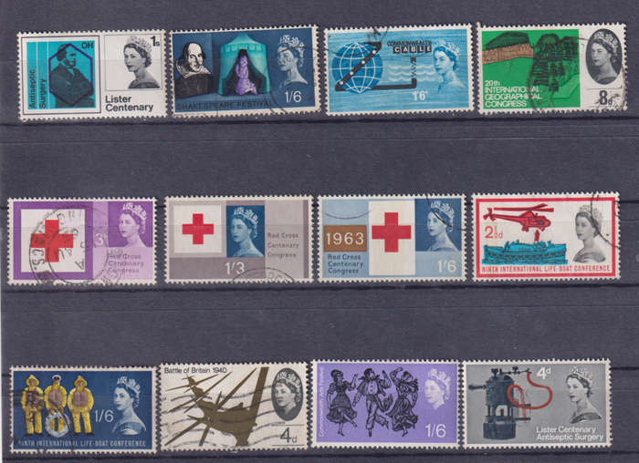 Stamps GB mixed card