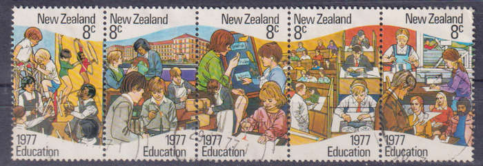 Stamps New Zealand 1977 Education