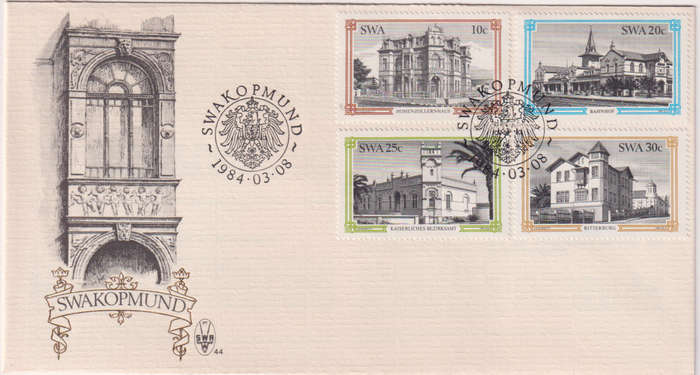 FDC SWA 1984 Historic Buildings of Swakopmund