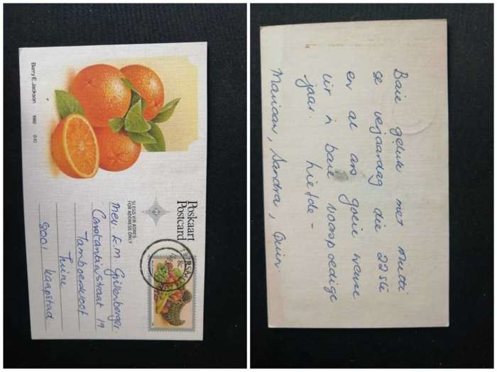 Post Card Pre-Paid Post Card