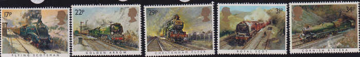 Stamps GB 1985 The 150th Anniversary of the Great Western Railway