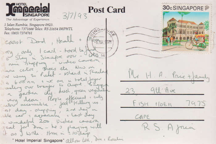 Post Card / Maxi Card used