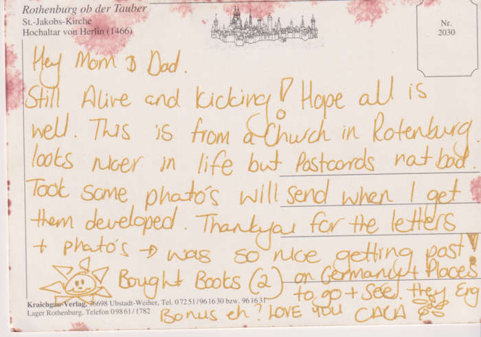 Post Card / Maxi Card used