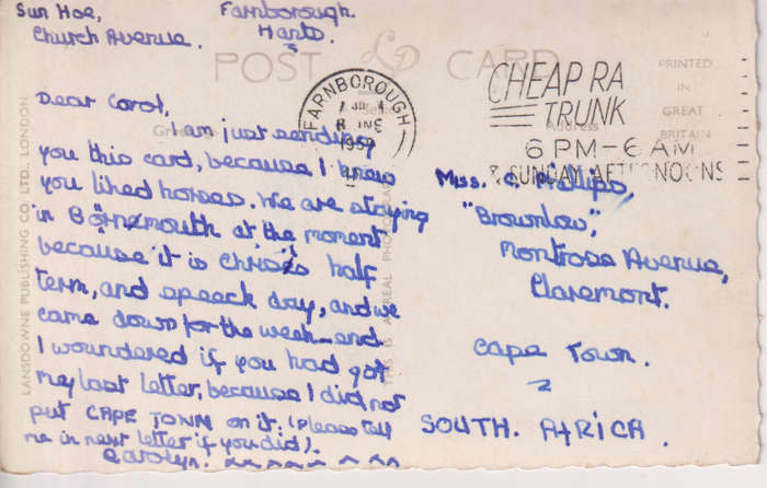 Post Card / Maxi Card used