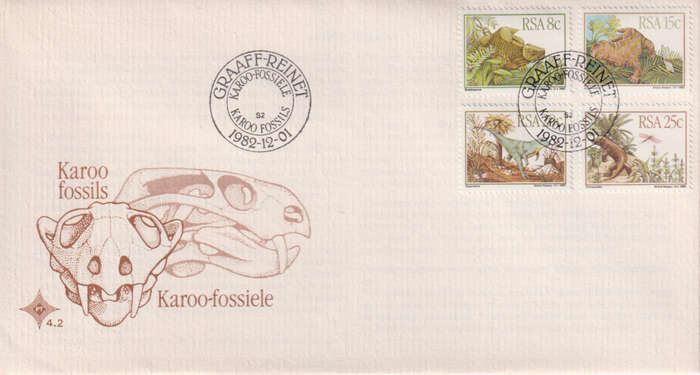FDC RSA 1982 Dinosaurs