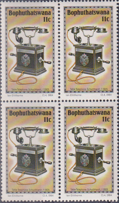 Stamp Bophuthatswana 1984 History of the Telephone