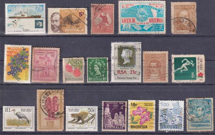 Stamp Mix World Card