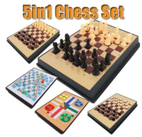 5 IN 1 CHESS SET GAME
