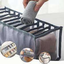 3 PIECE MESH BRA UNDERWEAR SOCKS STORAGE DRAWER DIVIDER ORGANIZER