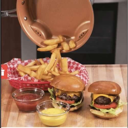 STEEL AIR FRY PAN