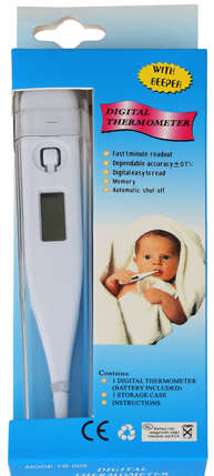 DIGITAL THERMOMETER WITH BEEPER