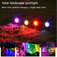 COLOUR GRADIENT SOLAR SPOT LAWN LIGHT