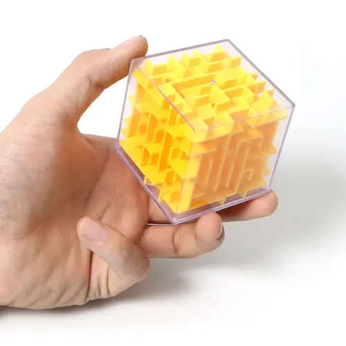 3D Cube Run Magic Ball Intellect Maze Primary Game Toy 720 Degrees