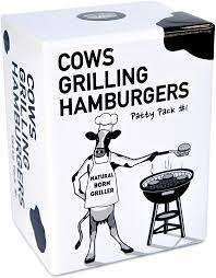 Cows Grilling Hamburgers Card Game