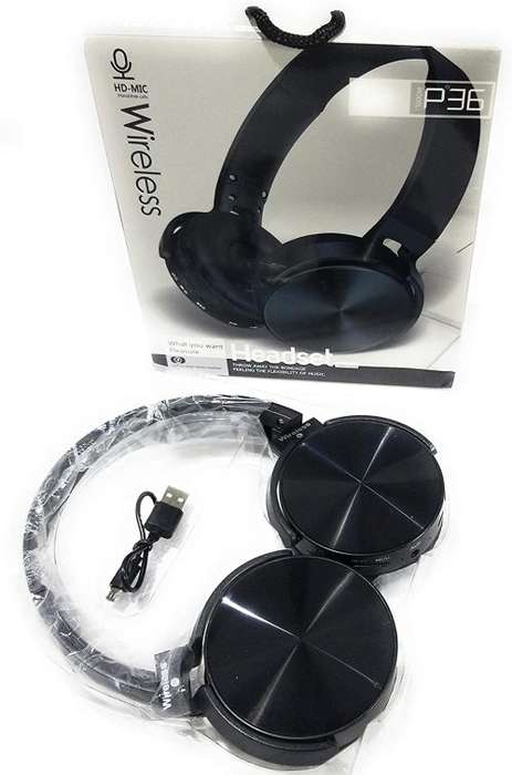 Wireless headphones, P36 model.