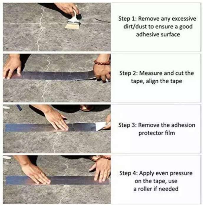 Waterproof Aluminium Butly Tape