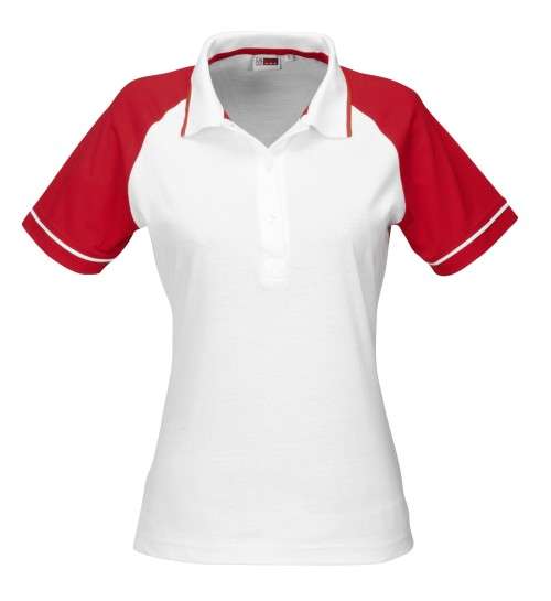 US Basic Ladies Sydney Golf Shirt - Red (BAS-7781)