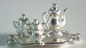 1/12TH SCALE, Dollhouse Miniature - TEA SET
