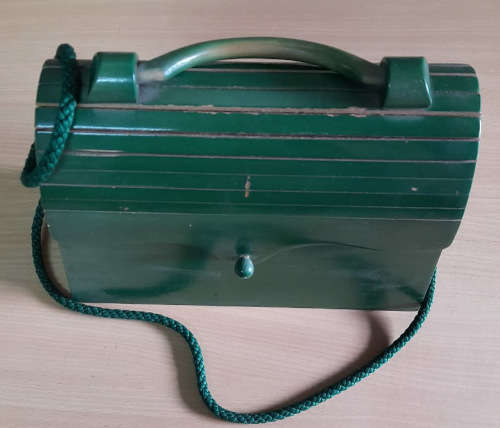 Wooden handbag