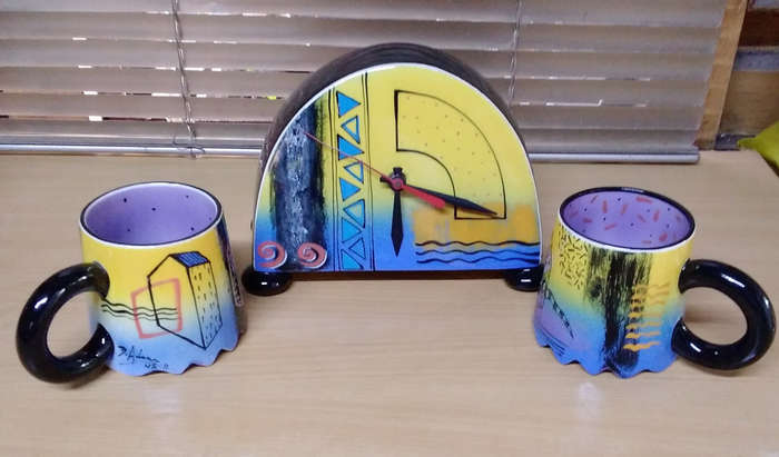 Brendan Adams art deco pottery