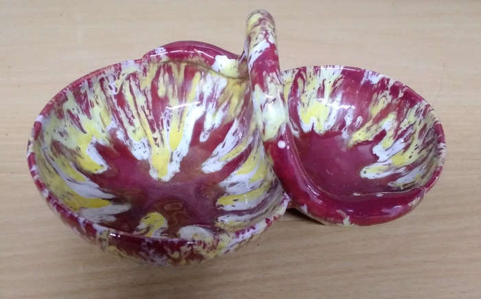 Italian pottery basket
