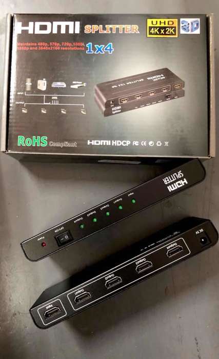 HDMI 1 IN 4 SPLITTER+GIFT