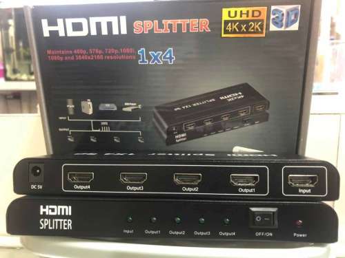 HDMI 1 IN 4 SPLITTER+GIFT