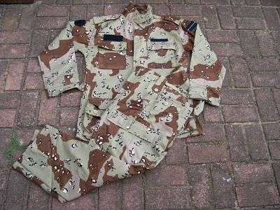 United States Army Desert Storm Camouflage Jacket and Trousers
