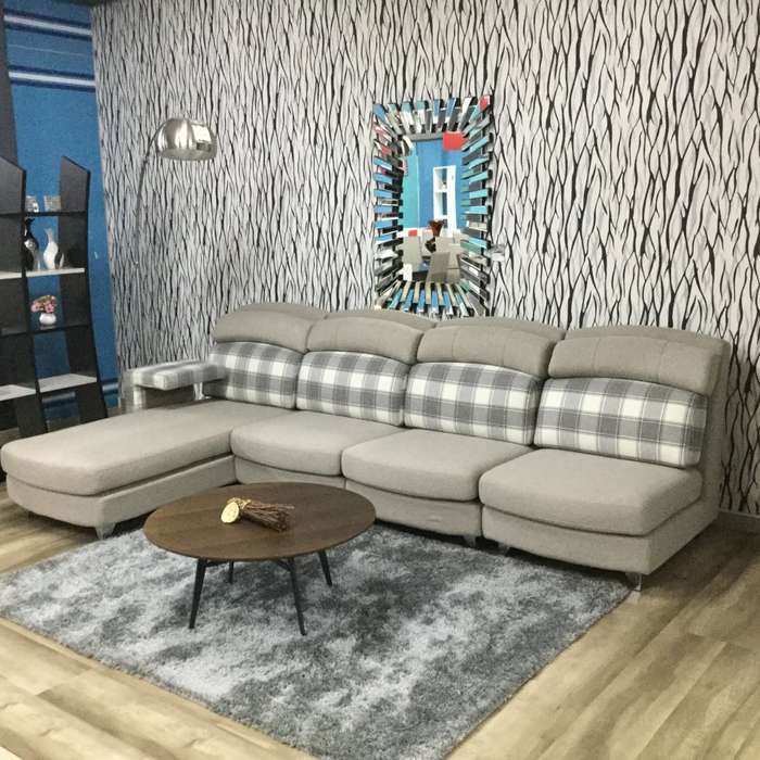 SECTIONAL MODULAR FABRIC LOUNGE SUITE